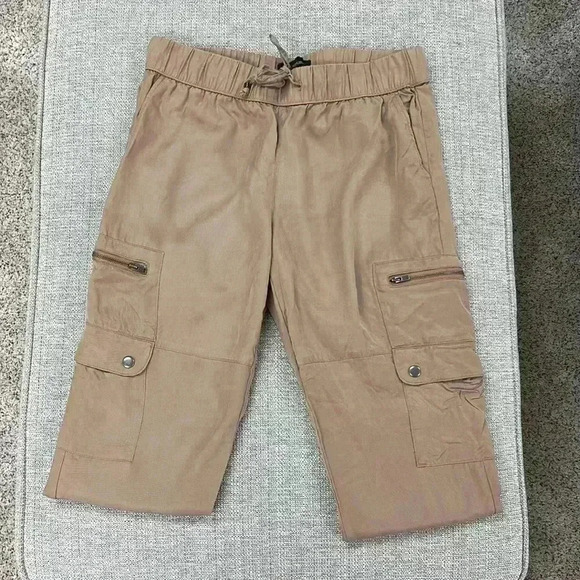 Banana Republic Camel Cargo Pants - Picture 3 of 7
